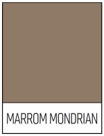 Rejunte Acrílico Quartzobrás - Marrom Mondrian 1kg - Imagem 2