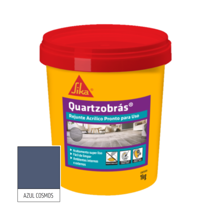 Rejunte Acrílico Quartzobrás - Azul Cosmos 1kg