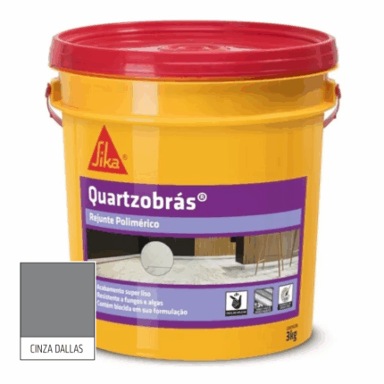 Rejunte Polimérico Quartzobrás Cinza Dallas 3kg