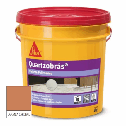 Rejunte Polimérico Quartzobrás Laranja Cardeal 3kg