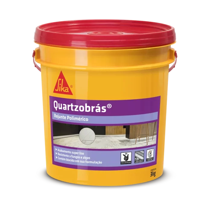 Rejunte Polimérico Quartzobrás Bronze 3kg - Imagem 1